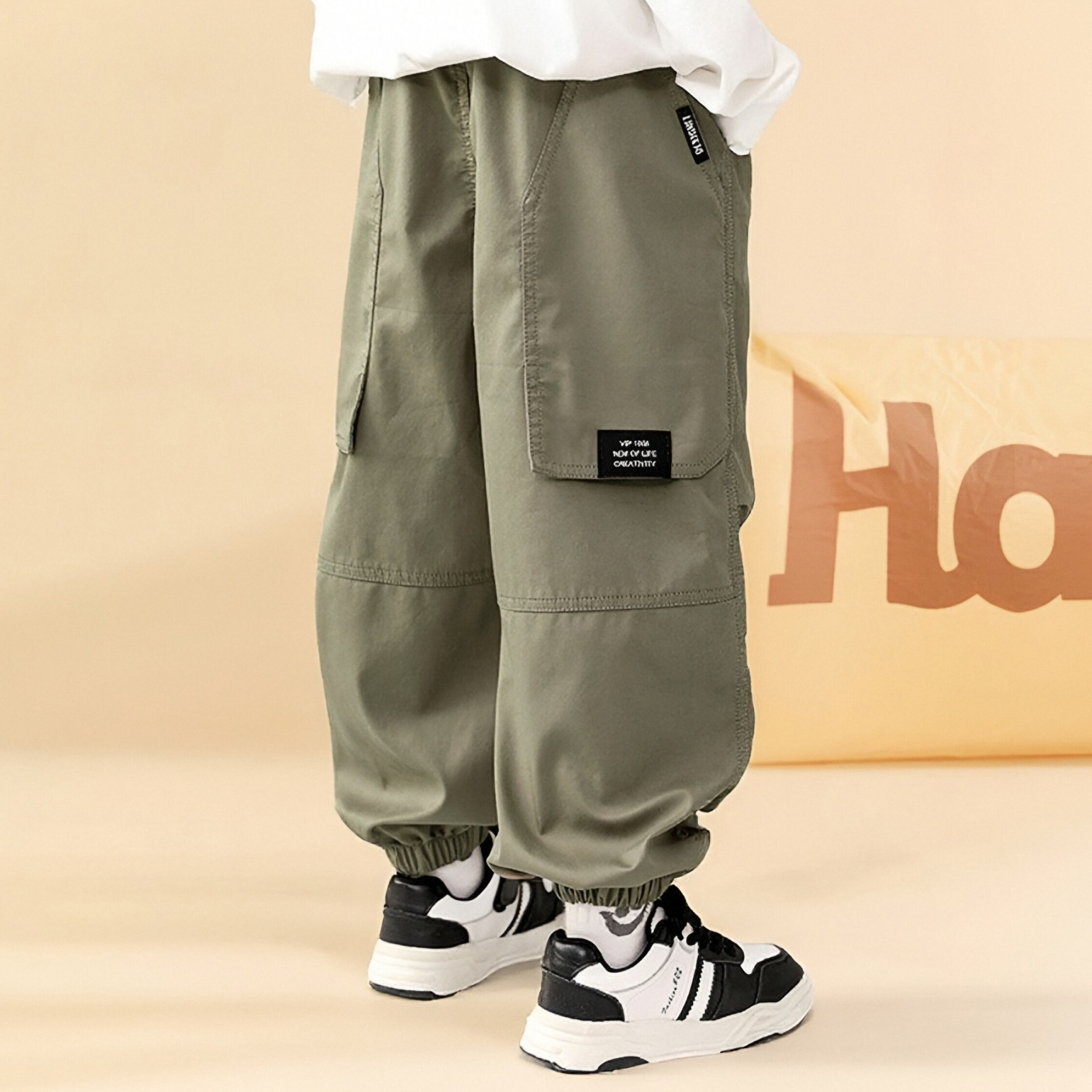 【暴走不粘汗】儿童长裤男孩帅气秋装男童裤子秋款2025新款休闲裤,童装/婴儿装/亲子装,裤子,淘宝优惠券,粉丝福利购,淘宝优惠卷