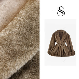 NIMOSHI【高定】冬季新款时尚简约高奢贵妇设计气质短外套D0431