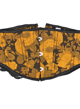 莫奈油画宫廷复古法式鱼骨腰封mini短款腰夹外搭裙子搭配收腰塑形