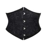 A short corset belt with a European and American court style to slim the abdomen and waist, featuring a retro pattern and adjustable corset. It's a hot girl's outerwear thumbnail 2