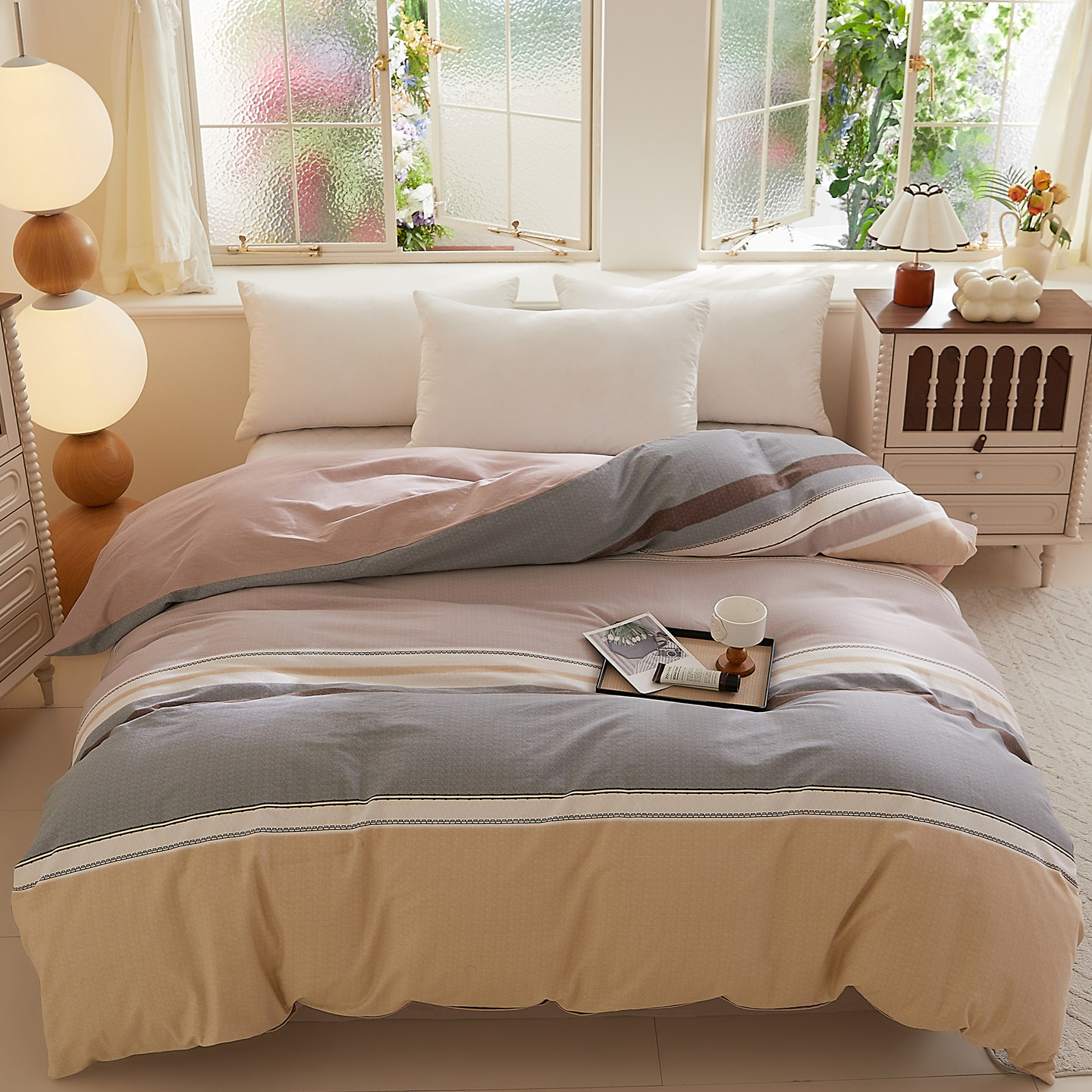 2025新款加厚全棉磨毛被套定制160*210x150x200x230纯棉单独被罩7