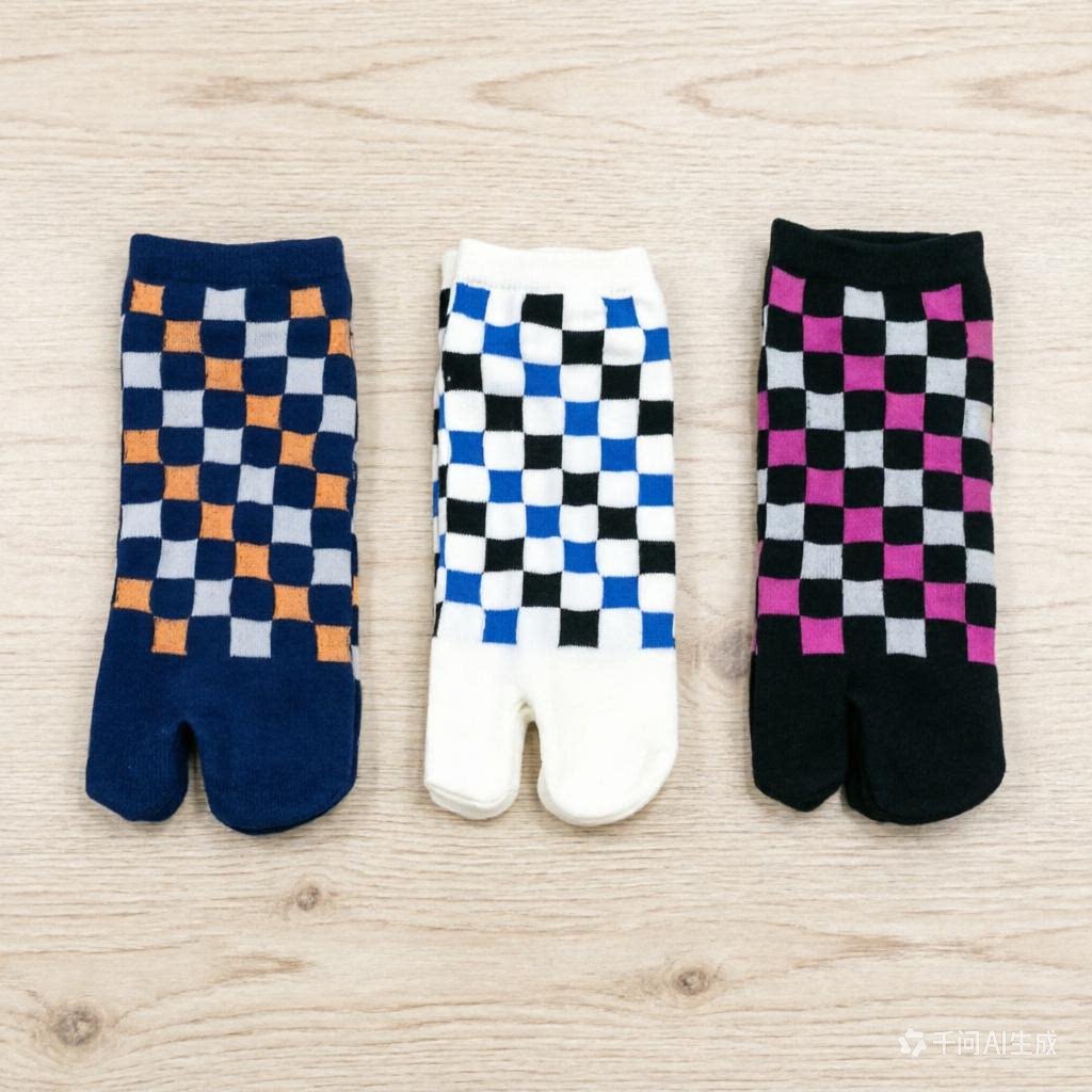 二指袜男士两指袜短袜日式低帮款日本COS低筒木屐袜夹趾分趾袜子