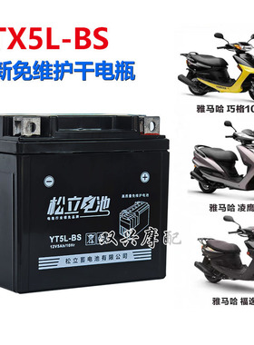 五羊本田小公主100摩托车蓄电瓶12v5AH雅马哈巧格凌鹰100干电池