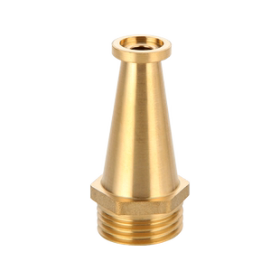 全铜4分消防水枪头搅拌车洗车水枪喷头家用高压冲地直喷枪头水咀