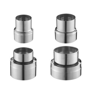 排气管变径接头燃气热水器不锈钢排烟管6转5转换头7变6大变小径圈