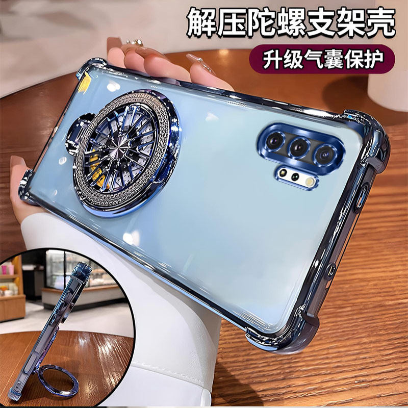 适用三星GalaxyNote10+手机壳Note10+新款SM-N9760保护套Samsung防摔n0te10十男女galoxy全包3星note电镀外壳