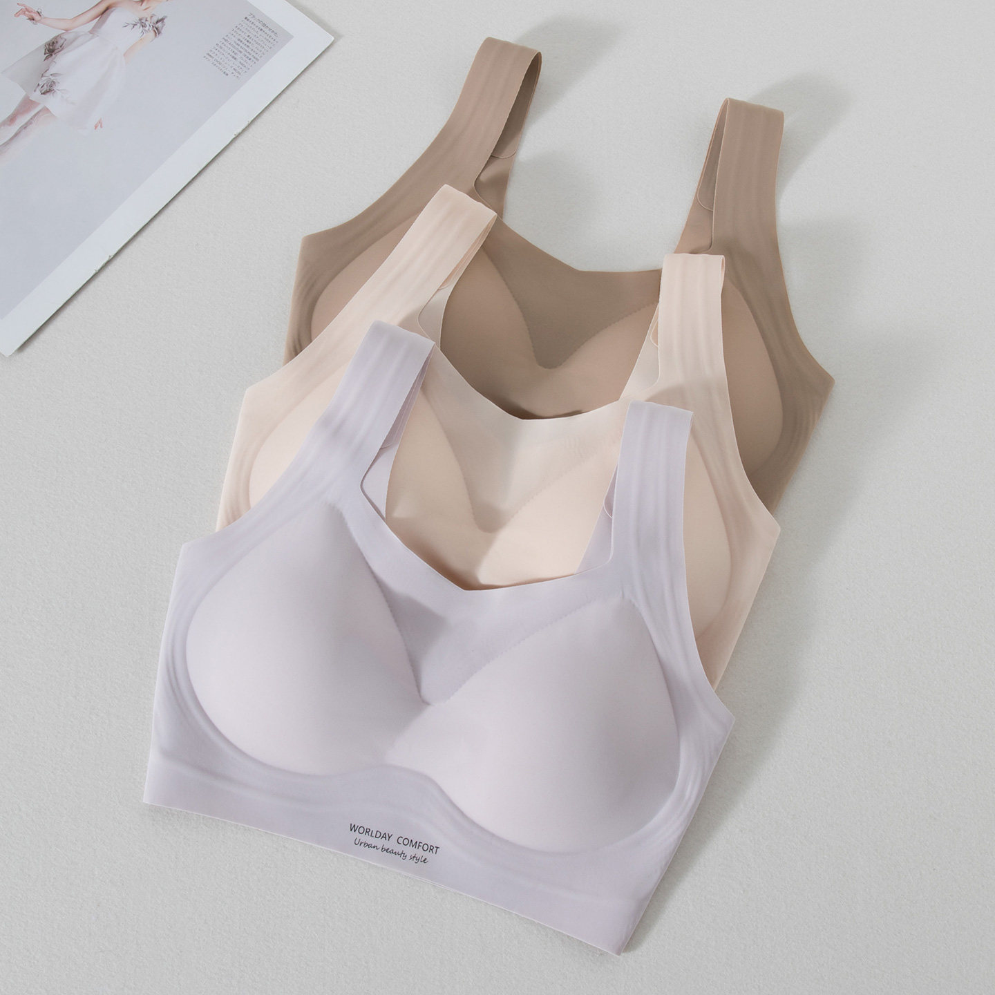 小胸显大隐形内衣女小胸聚拢加厚美背运动背心冰感无痕粉底液文胸,女士内衣/男士内衣/家居服,文胸,淘宝优惠券,粉丝福利购,淘宝优惠卷