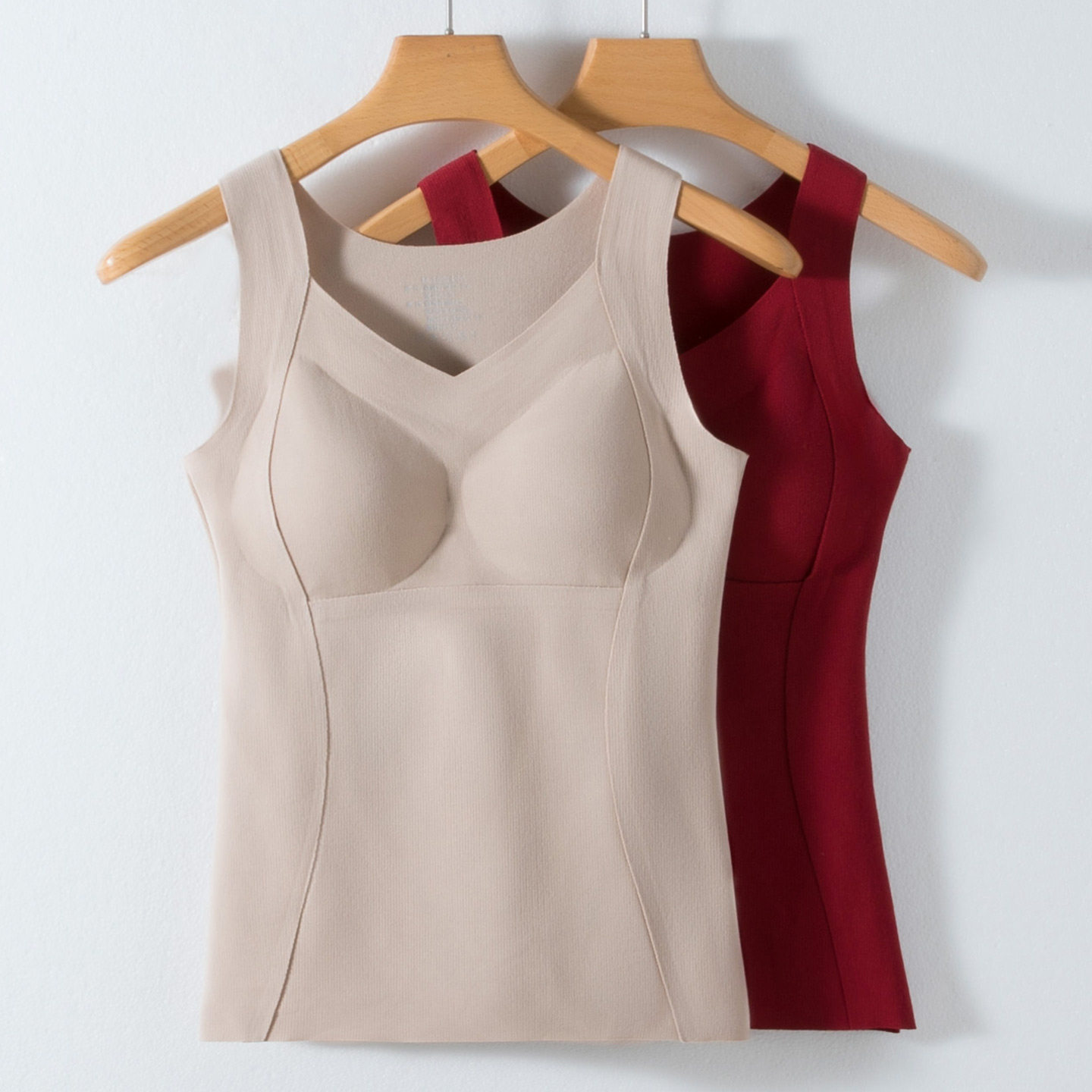 磨毛保暖背心女款带胸垫一体2025新款加绒加厚秋冬季修身打底内衣,女士内衣/男士内衣/家居服,保暖背心,淘宝优惠券,粉丝福利购,淘宝优惠卷