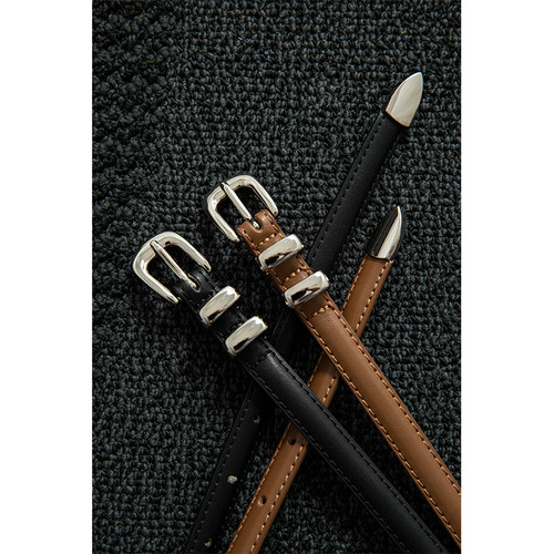 稀有概率复古简约真皮腰带