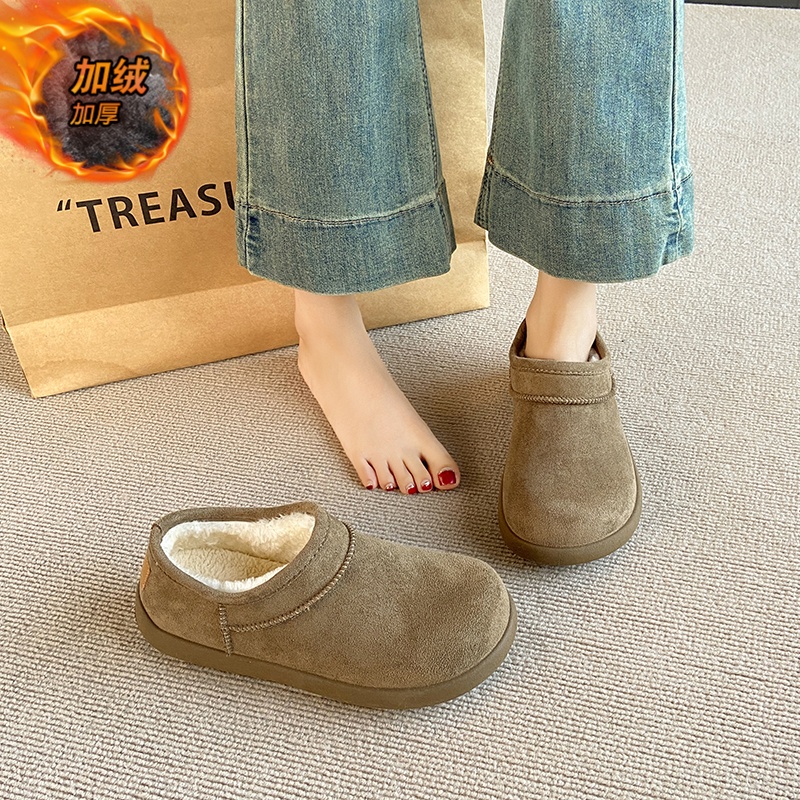 加厚防滑保暖勃肯鞋东北棉鞋