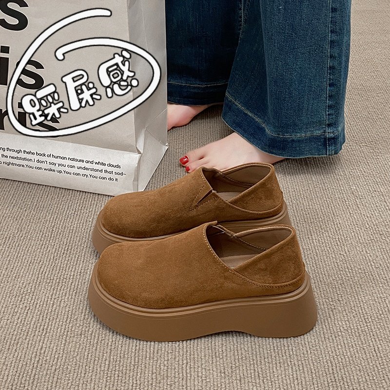 复古增高厚底勃肯鞋女2025早春新款一脚蹬两穿博肯单鞋通勤乐福鞋,女鞋,勃肯鞋/软木鞋,淘宝优惠券,粉丝福利购,淘宝优惠卷