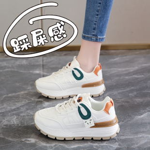 百搭学生体考专用软底跑步鞋 踩屎感莆田运动鞋 春季 2024年新款 女款