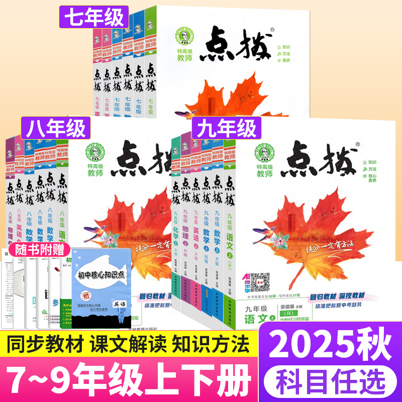荣德基点拨七八九年级上下册