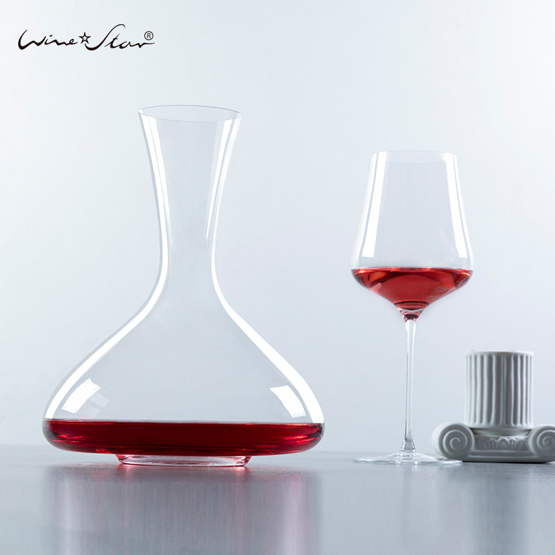 奥地利进口红酒醒酒器组合 无铅水晶葡萄酒醒酒器 欧式组合套装