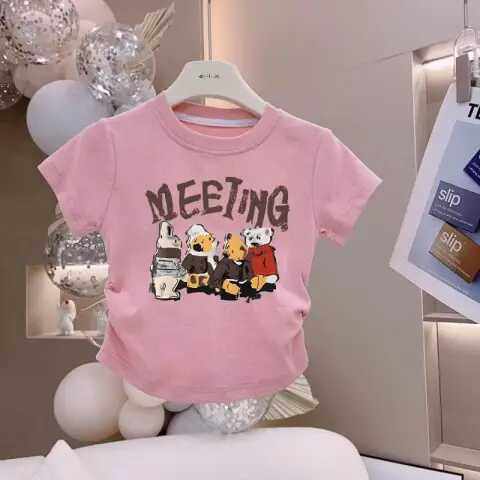 2024新款95棉短袖夏装洋气弹力