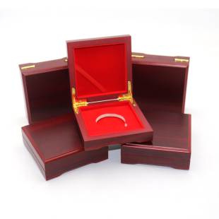 纪念金币木盒礼盒徽章生肖币银币收纳盒定制LOGO刻字包装木制盒