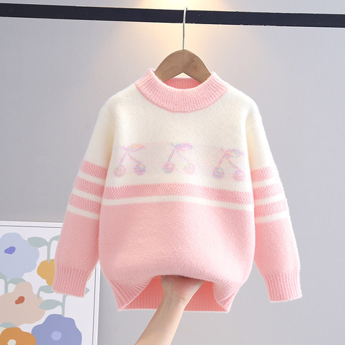 女童毛衣2025新款冬季中小童