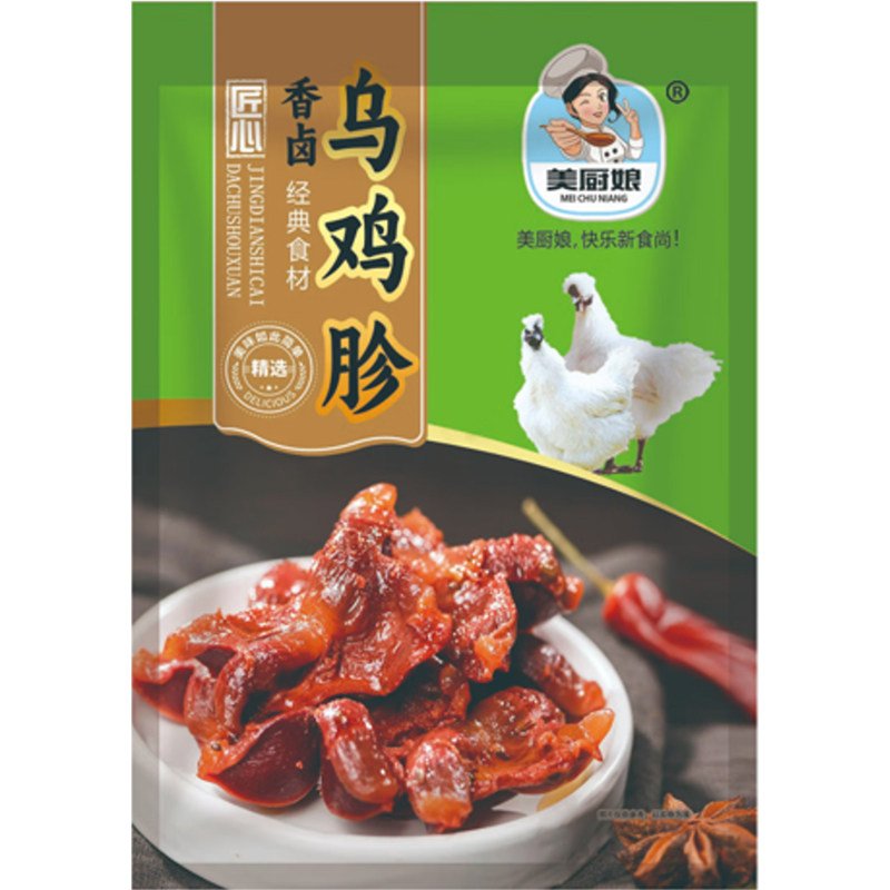美厨娘乌鸡胗150g每包休闲零食下酒菜卤味香卤鸡胗150g*1包尝鲜款