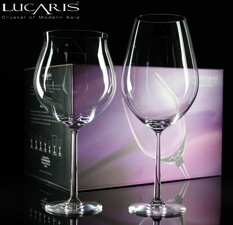 Lucaris进口红酒杯大号水晶玻璃红酒杯高脚杯欧式波尔多葡萄酒杯
