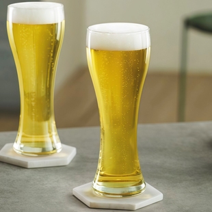 欧式 玻璃清吧德国啤酒杯收腰西餐厅果汁杯扎啤杯商用奶茶杯饮品杯