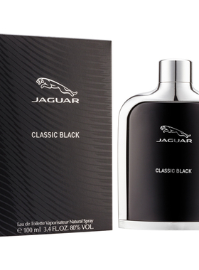 JAGUAR CLASSIC BLACK捷豹经典黑色淡香水100ml持久清新香氛学生