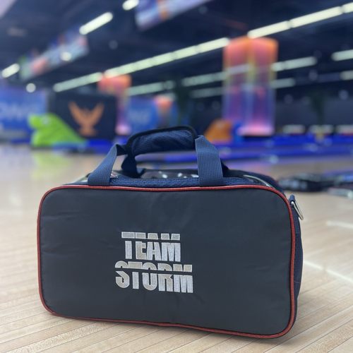 风暴品牌日版保龄球简易双球包