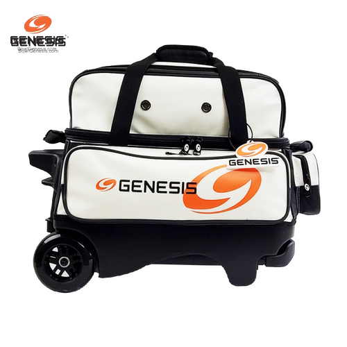 GENESIS豪华保龄球拉杆式双球包