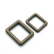 纯铜口字环 实心方形环 箱包五金方扣手工皮具配件
