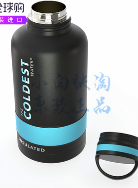 The Coldest water广口水瓶64oz真空保冷保热保温杯不锈钢36小时