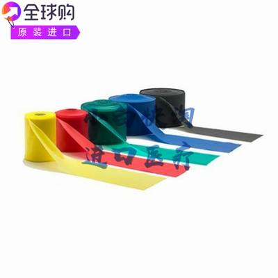 TheraBand专业运动阻力带100码装锻炼肌肉群加速康复提升运动表现