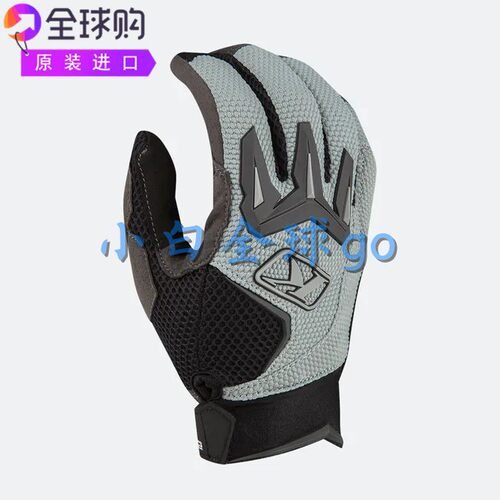 Klim Mojave MX设计薄通风良好硅胶嵌件可调节钩环闭合户外手套