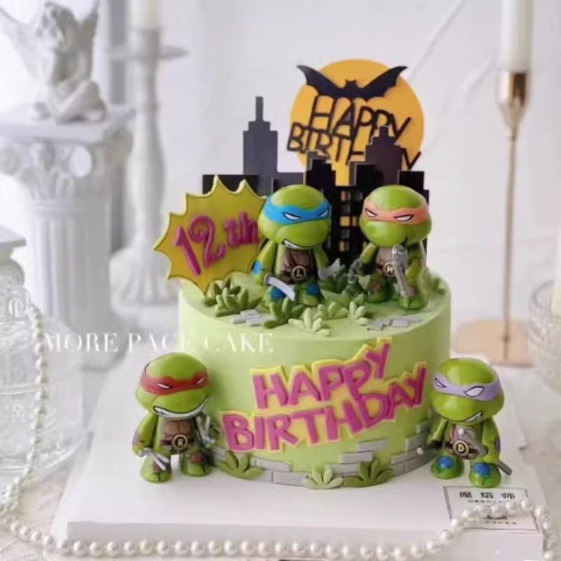 忍者神龟蛋糕装饰摆件创意乌龟公仔手办儿童男孩王子生日烘焙配件,节庆用品/礼品,节日装扮用品,淘宝优惠券,粉丝福利购,淘宝优惠卷