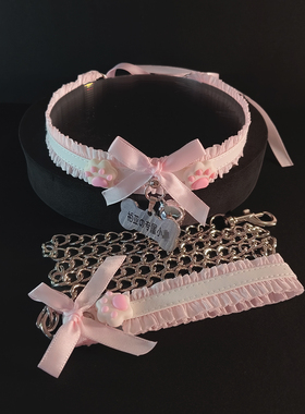 定制刻字铃铛项圈大码m牵引项链