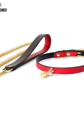 925纯银铃铛真皮项圈定制刻字