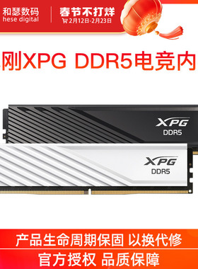 威刚XPG威龙D300 16G 32G DDR5 6000/6400 台式机电脑马甲内存条