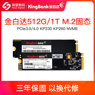 金百达 KP260/KP270 SSD 1TB 台式机笔记本电脑固态硬盘 m.2