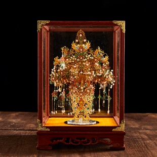 拼酷升级金翅鸟冠十里红妆3d金属立体拼装图模型手工diy生日礼物