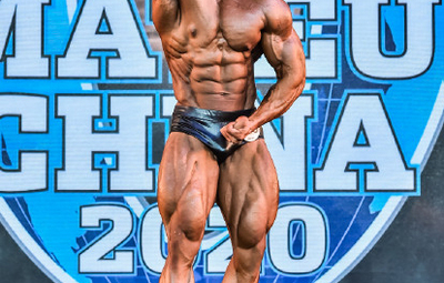 IFBB奥赛新款古典健体健美比赛裤有光泽三角内裤黑色亮面