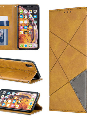 适用苹果xsmax侧翻15保护套16e盖子se真皮套iPhone 17手机壳全包防摔xs硅胶11翻盖12男13女14promax新款8plus