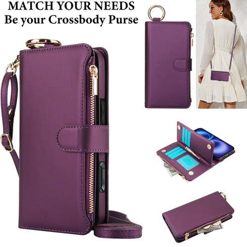 拉链防盗刷指环多功能钱包(新款)