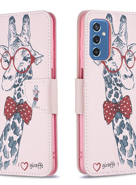 适用三星Galaxy Quantum3手机壳翻盖式硅胶外壳quantum2保护套全包防摔quantum4皮套新款插卡电话卡通可爱潮5