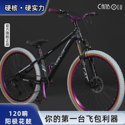 青少年越野变速土坡山地车自行车