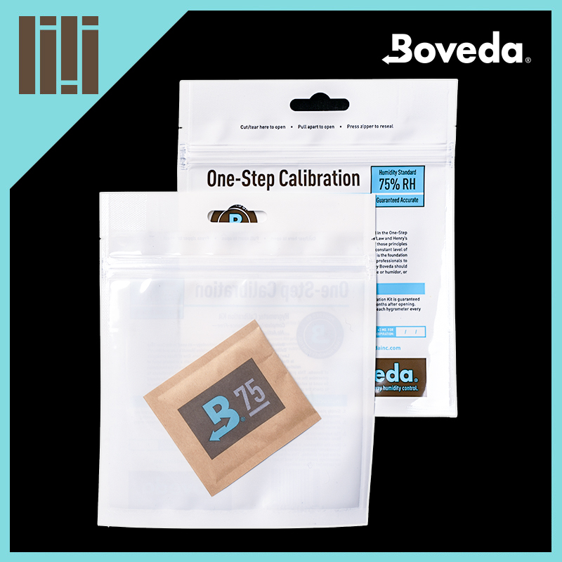 美国 Boveda 湿双向均衡恒湿袋 32% 75% 湿度计精度校准体验装
