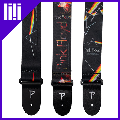 Perri's派瑞斯Pink floyd正版授权签名款电木贝斯吉他布制背带5CM