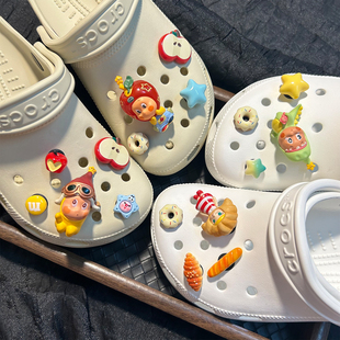 星星人洞洞鞋鞋花配饰卡扣可爱创意卡通个性饰品DIY装饰配件套装