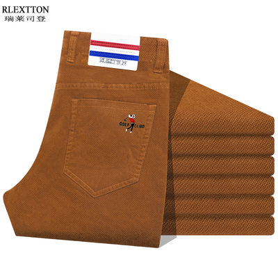 灯芯绒直筒保暖秋冬休闲裤直筒