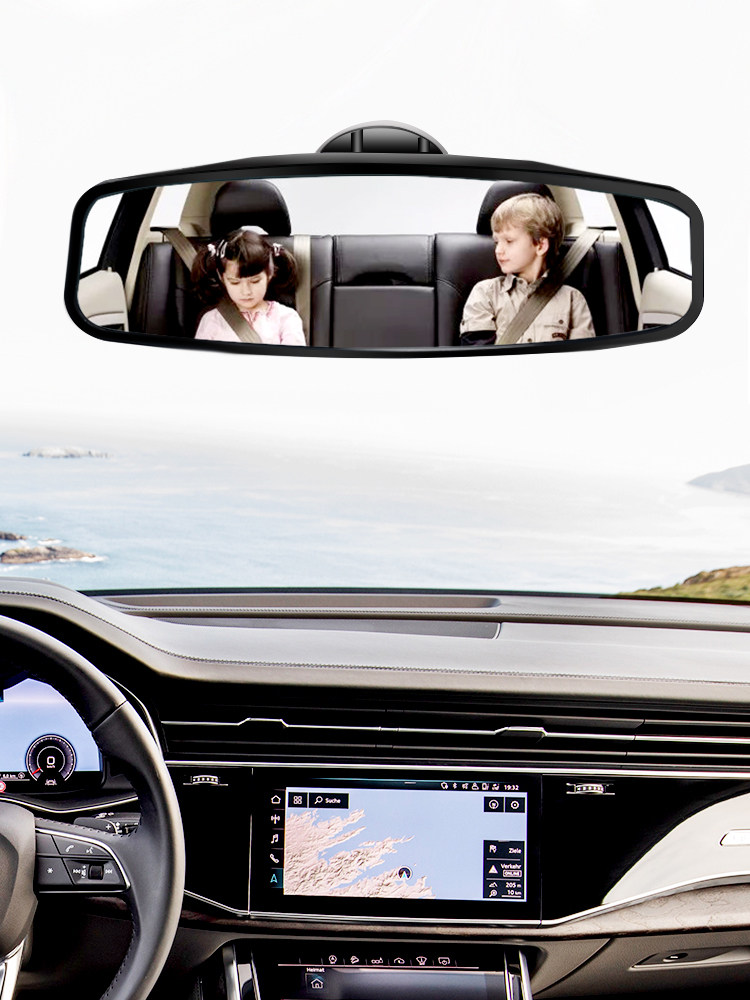 자동차 넓은 시야 실내 백미러 흡입 컵 세발 자전거 코치 보조 반전 거울 고화질 사각 지대 거울