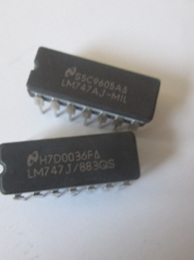 LM747J/883QS  LM747AJ-MIL 自家现货可出样板 量大价优 一个起售