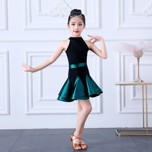 女童拉丁舞服装冬季儿童专业比赛服1
