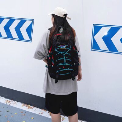 潮流小众抽绳双肩包学生书包